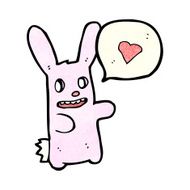 spooky rabbit halloween cartoon N3