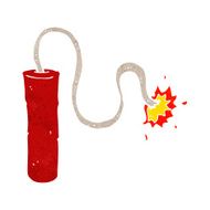 cartoon dynamite burning N12