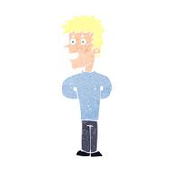 cartoon happy man N552