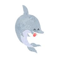 Funny Cartoon Shark N39