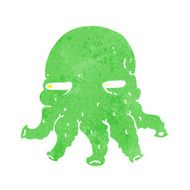 Cartoon Alien Face N25