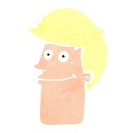 cartoon smiling man N31