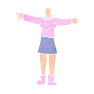cartoon female body (add photos or mix and match cartoons) N265