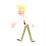 cartoon stressed man N87