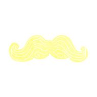 Cartoon Mustache N45