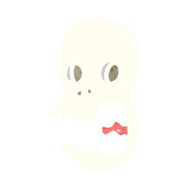 funny cartoon skull N56
