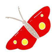cartoon butterfly symbol N23