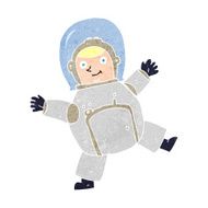 Cartoon Astronaut N159