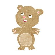 cartoon happy little teddy bear N6