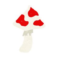 cartoon toadstool N116