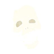 cartoon scary skull N33