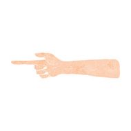 pointing hand cartoon N26