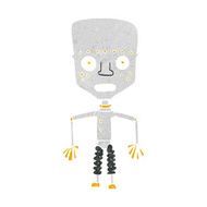 Funny Cartoon Robot N59