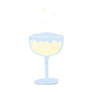 cartoon sparkling wine N3