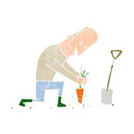 Cartoon Gardener N14