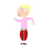 cartoon man in loud clothes N12
