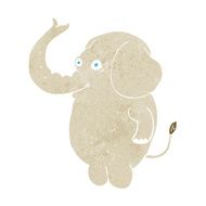 cartoon funny elephant N20