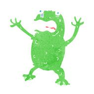 cartoon frightened frog N3
