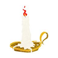 cartoon spooky dribbling candle N8