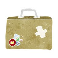 cartoon luggage N18