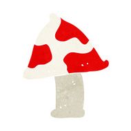 cartoon toadstool N117