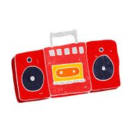 cartoon radio cassette player N15