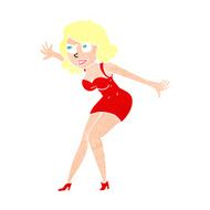 Cartoon Female Spy N38