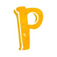 Cartoon Letter P N24