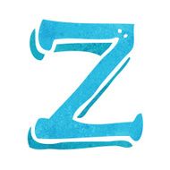cartoon letter z N18