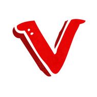 Cartoon Letter V N23