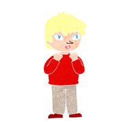 cartoon worried person N12