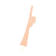 cartoon pointing arm N28