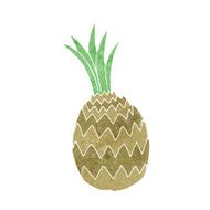 Cartoon Pineapple N17