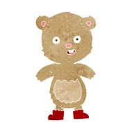 cartoon happy teddy bear in boots N11