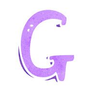 cartoon letter g N21