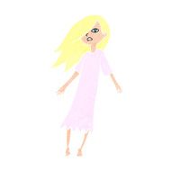 cartoon ghost like girl N8