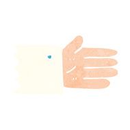 cartoon open hand symbol N5