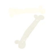 cartoon halloween bone number N112