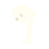 cartoon halloween bone number N114