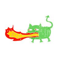 cartoon fire breathing imp N10