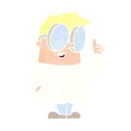 Cartoon Scientist N19