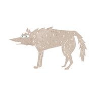 Cartoon Wolf N138
