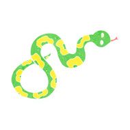 Cartoon Snake N257