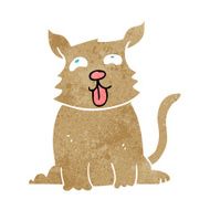 cartoon happy dog N92