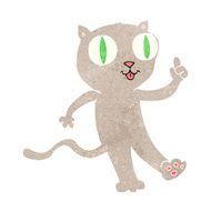 cartoon cat with idea N7