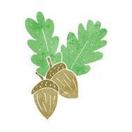 cartoon acorns N6