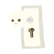 cartoon spooky door knob N11