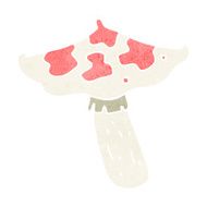 cartoon toadstool N119