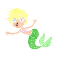 Cartoon Mermaid N77