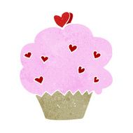 cartoon cupcake N191